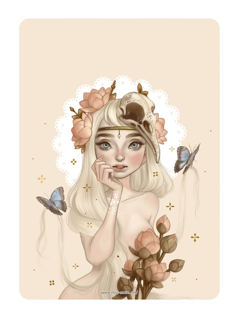 Symphaea (A Ninfa e a Caveira) - 2015 - Digital