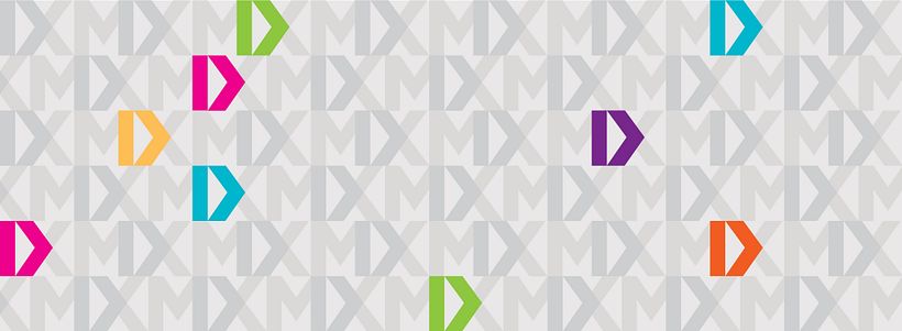 La marca cobró vida como letras y texturas, con la riqueza del color que ofrece el diseño en cada una de sus expresiones.