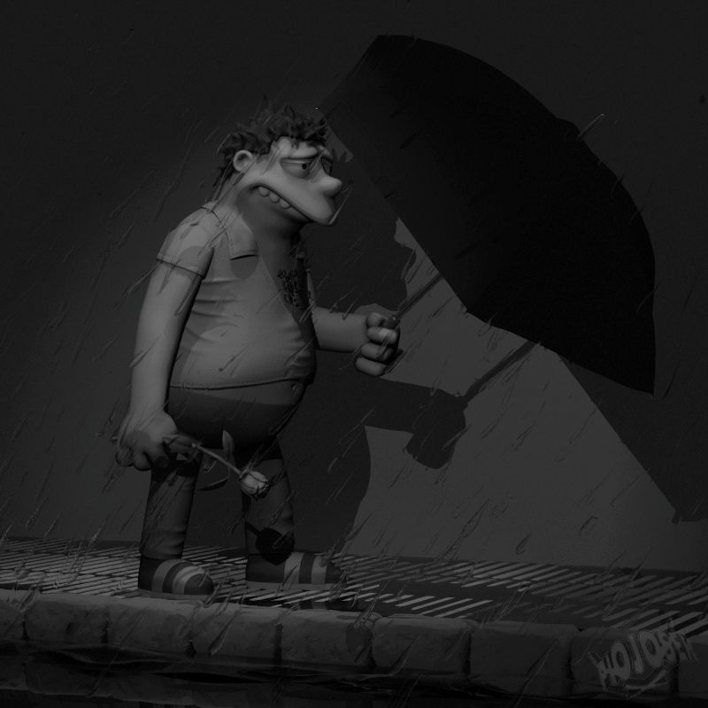 Barney - design de caractere 3D