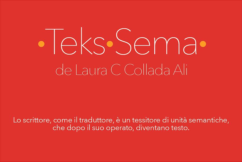 Teks Sema - Diseño