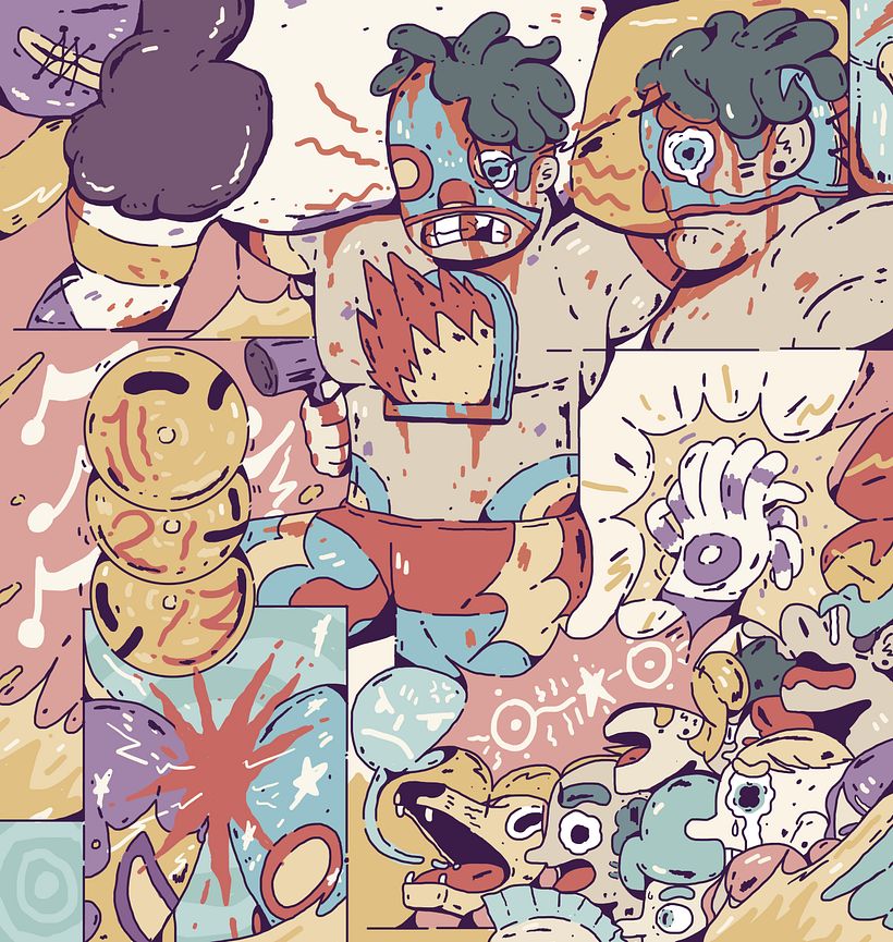 El proceso creativo de Alex Lechuga y su ilustración a todo color 1