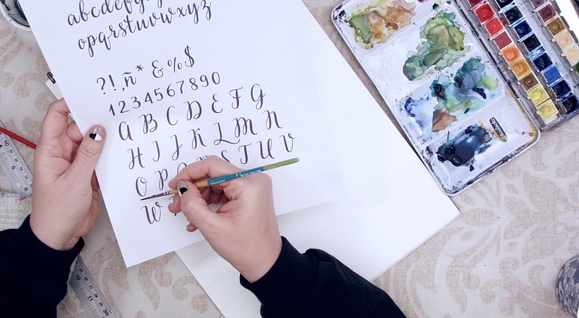 Imprime tipografías que te gusten para poder practicar