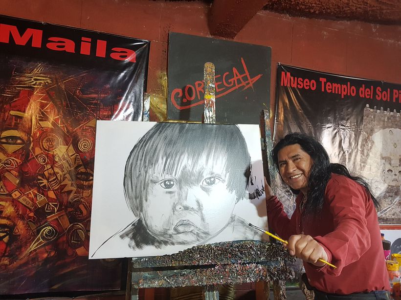 Pintor Ortega Maila- Sala de Exposición Templo del sol 37