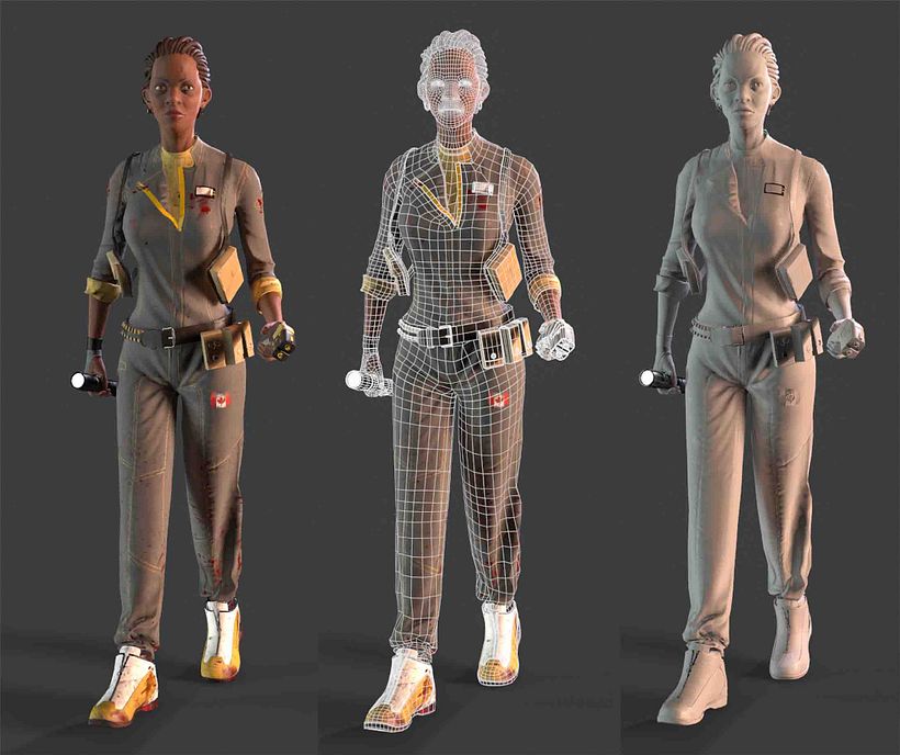 Kenia, character for a Survival Horror Videogame 0