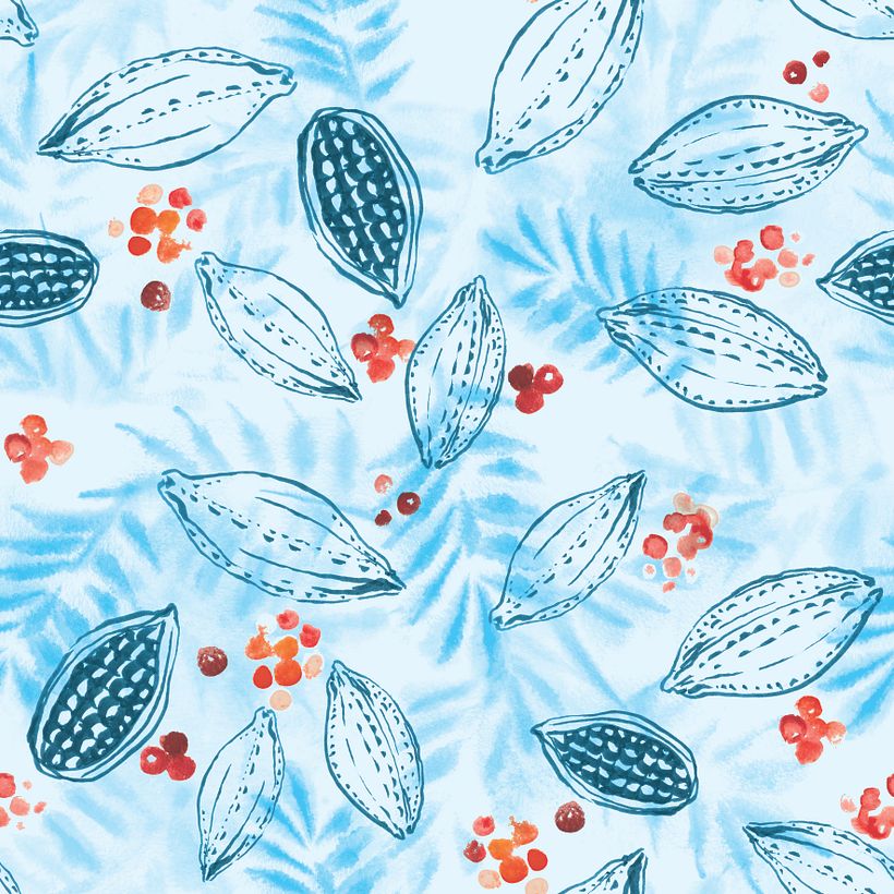 I made packaging for my local chocolatier's chocolate with dried Rowan berries 0