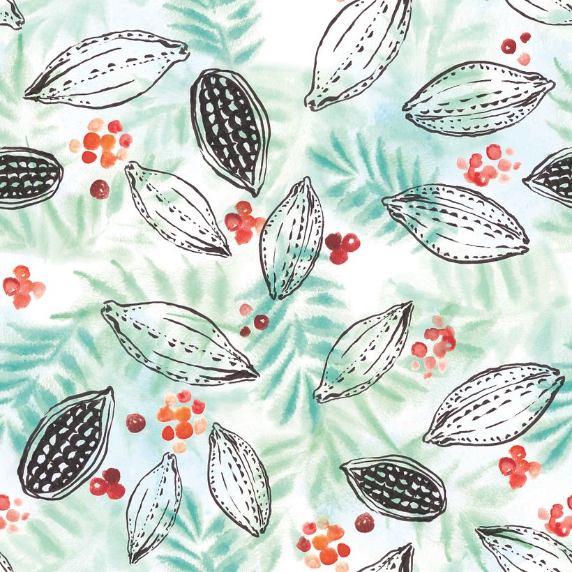 I made packaging for my local chocolatier's chocolate with dried Rowan berries 1