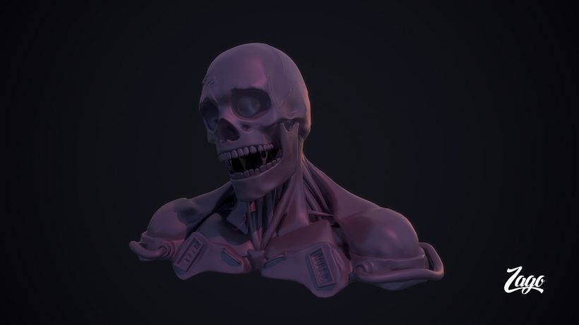 sci-fi skull 2 3