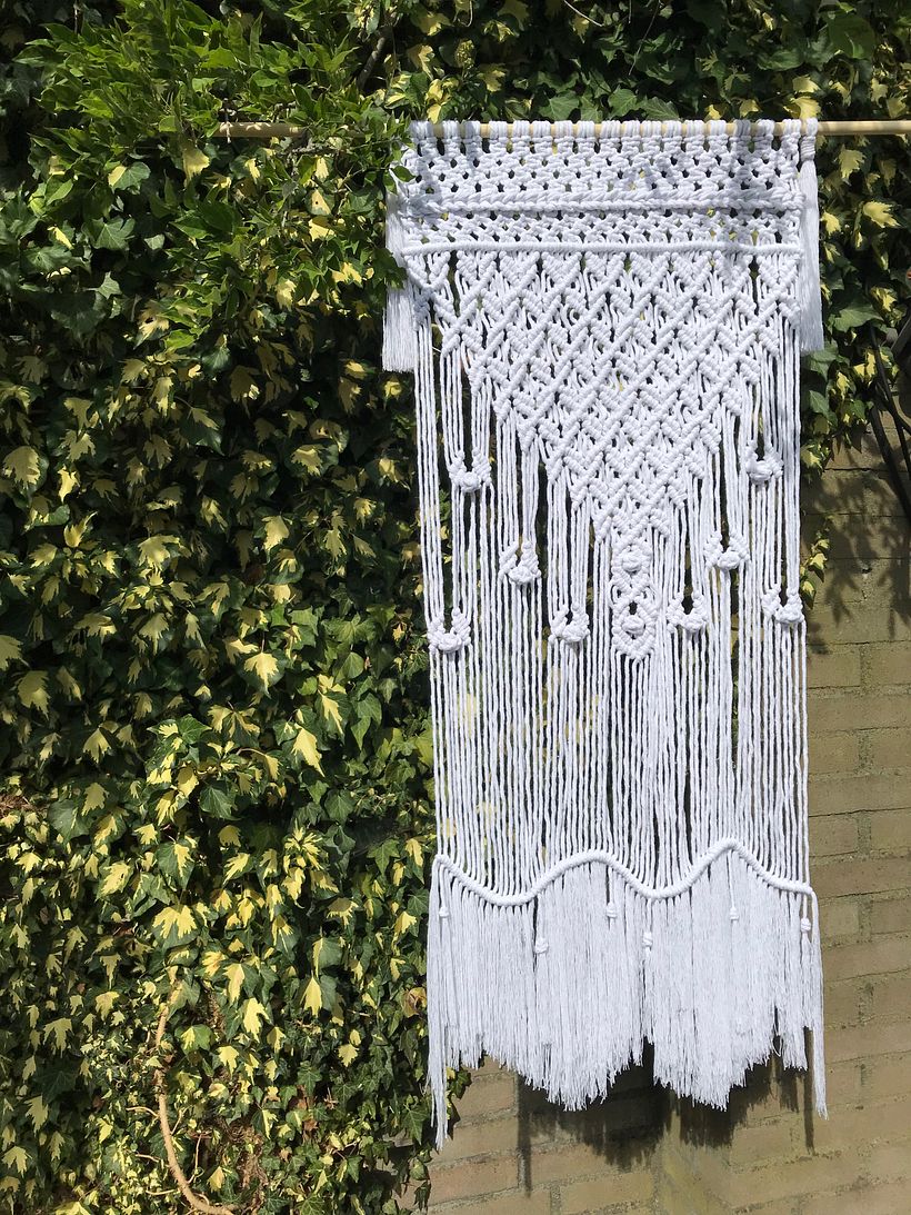 Mi Proyecto del curso: Macramé: nudos básicos y complejos  1