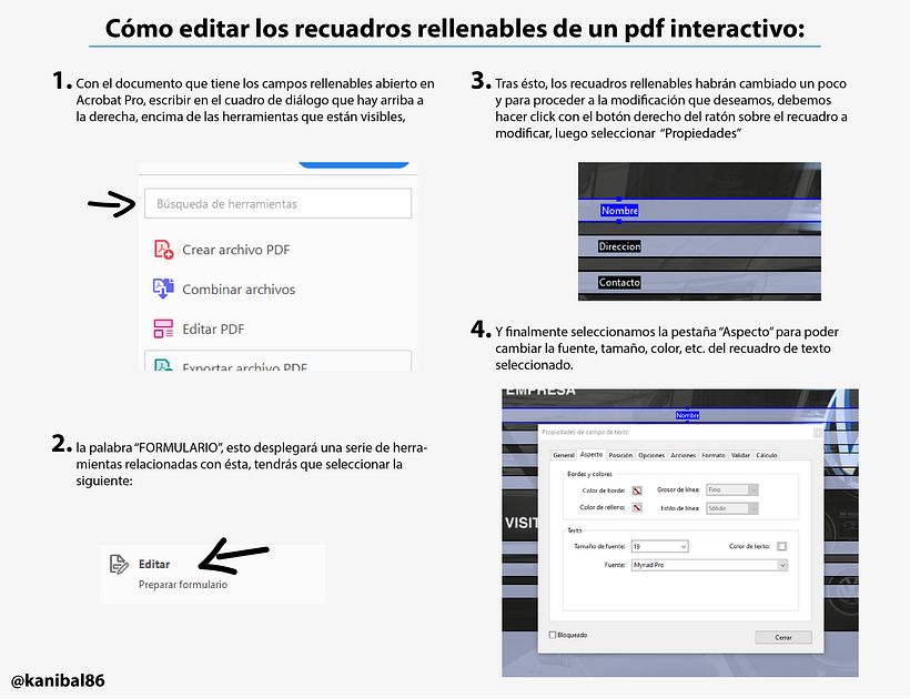 PDF con textos editables para el cliente 1