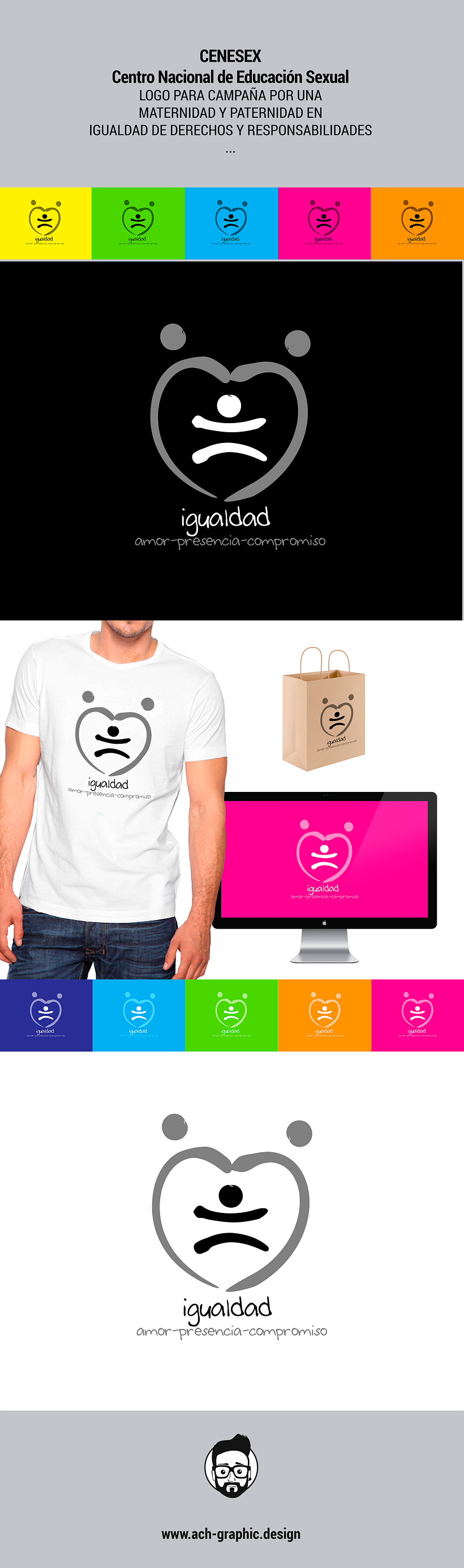 CENESEX Logo para Campaña "POR UNA MATERNIDAD y PATERNIDAD EN IGUALDAD DE DERECHOS Y RESPONSABILIDADES" -1