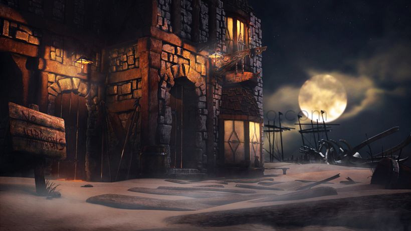 Posada de Balleneros, Maya y ZBrush