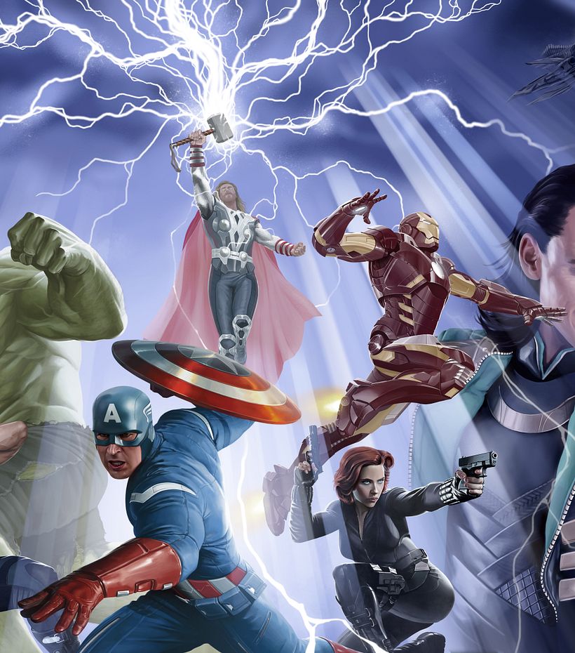 Avengers Poster Fan Art - Design