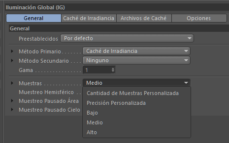 Como puedo Optimizar en render de cinema 4d, los effectos global illumination? 1