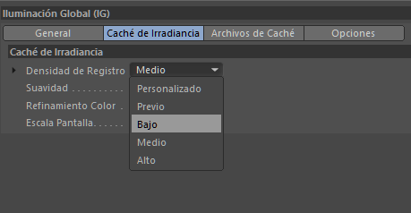 Como puedo Optimizar en render de cinema 4d, los effectos global illumination? 2