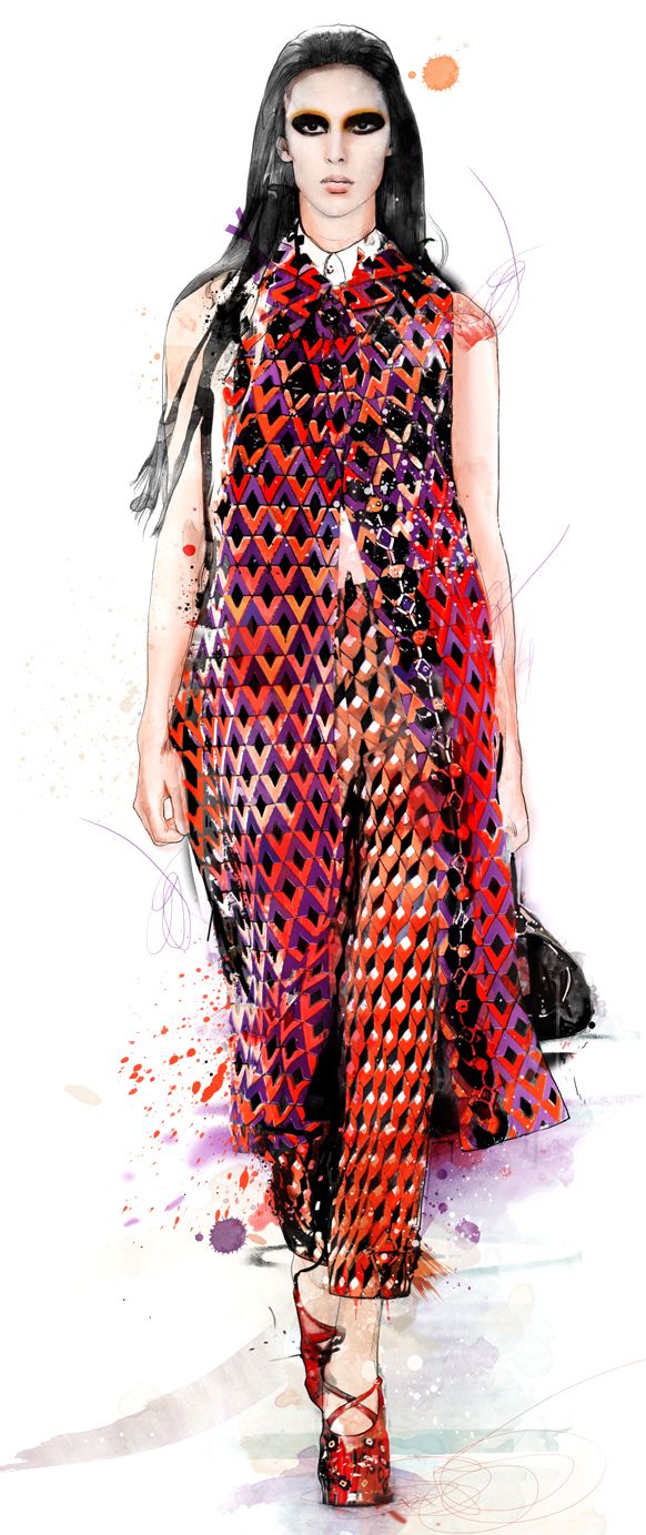 ILUSTRACIÓN DE MODA_ TÉCNICA MIXTA 2
