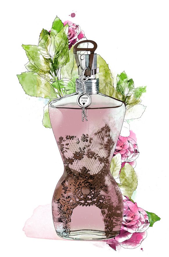 ILUSTRACIÓN TÉCNICA MIXTA_ COSMÉTICA Y BELLEZA 6