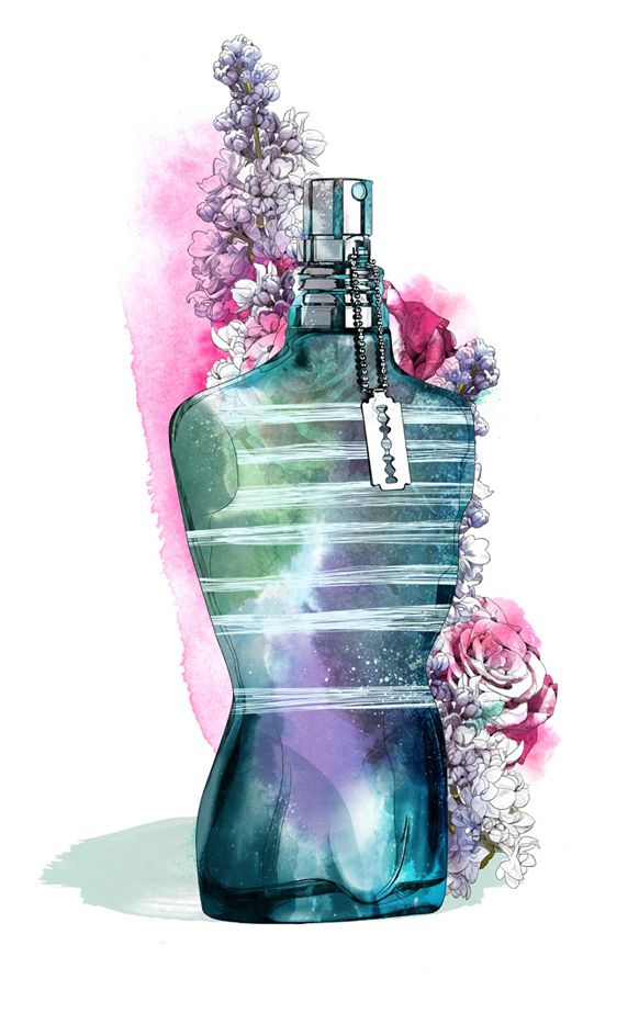 ILUSTRACIÓN TÉCNICA MIXTA_ COSMÉTICA Y BELLEZA 8