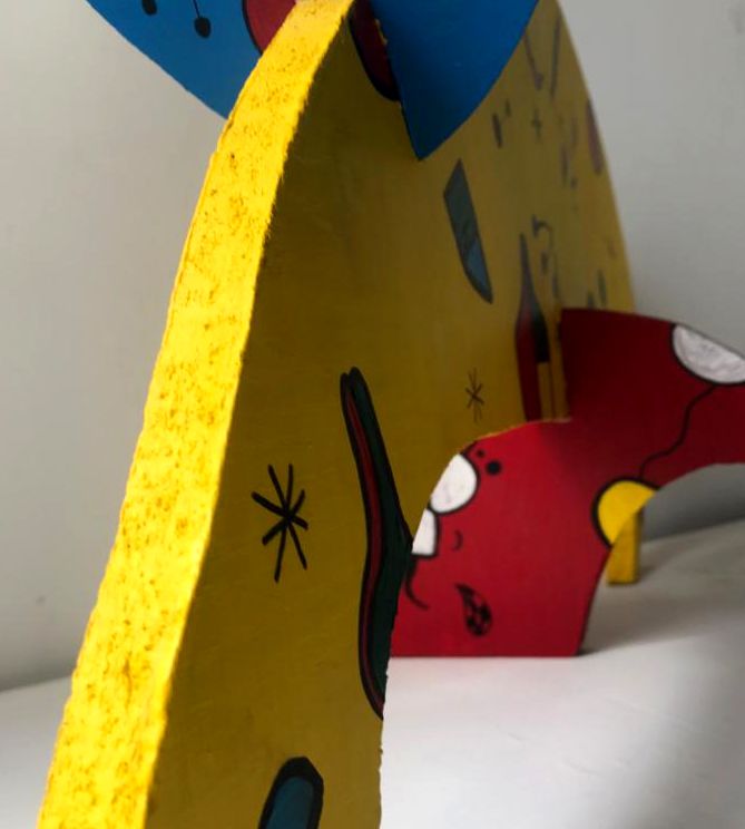 Oso Hormiguero inspirado en Joan Miró 1