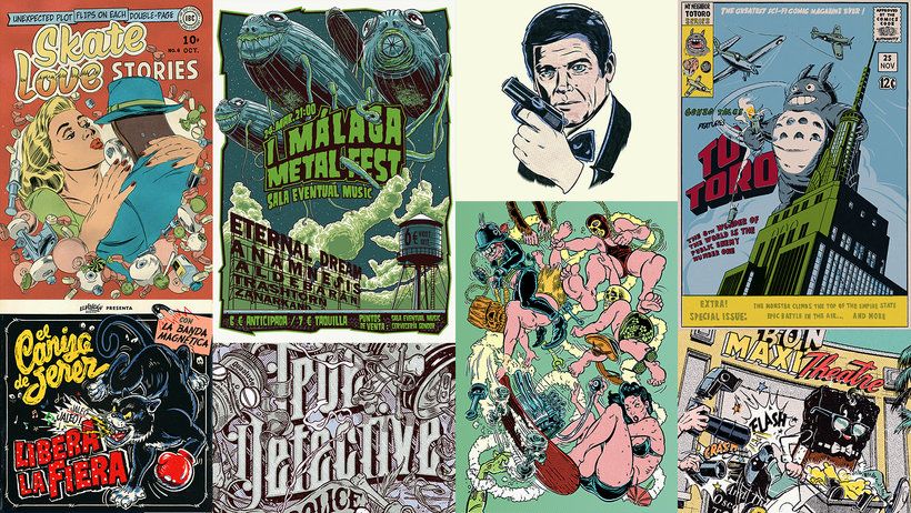 Ilustraciones de Ink Bad Company