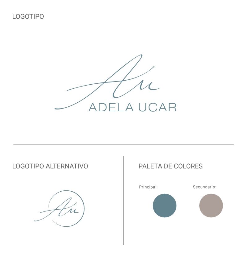DISEÑO WEB Y LOGOTIPO ADELA UCAR 2