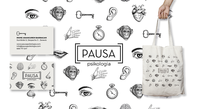 Branding, identidad visual, web. Pausa Psikologia 0