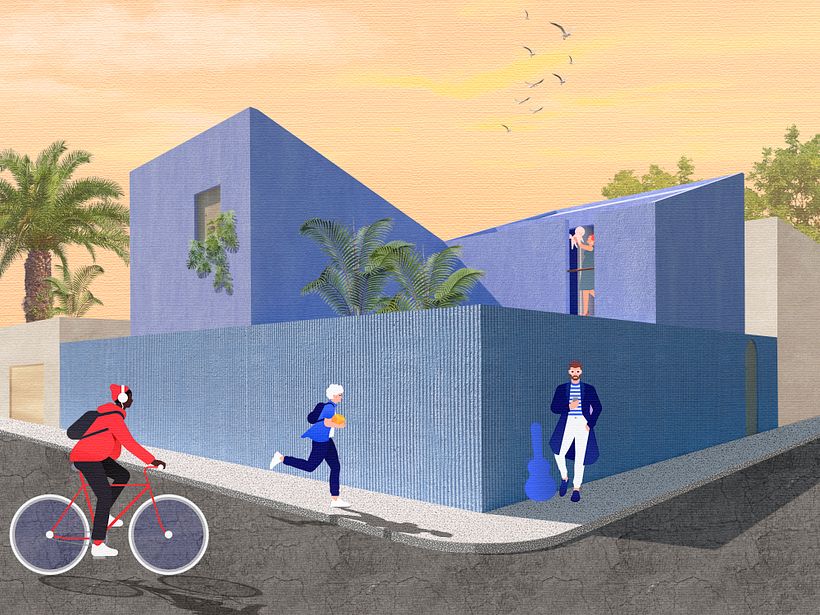 Mi Proyecto del curso: Representación gráfica de proyectos arquitectónicos 0