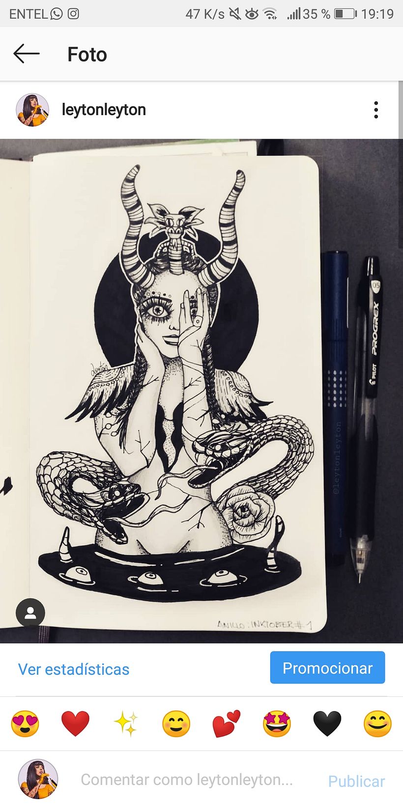Inktober: dibuja, comparte y gana 1