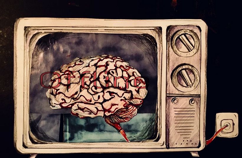 DIA 2; SIN CEREBRO #INKTOBER #INKTOBRDOMESTIKA