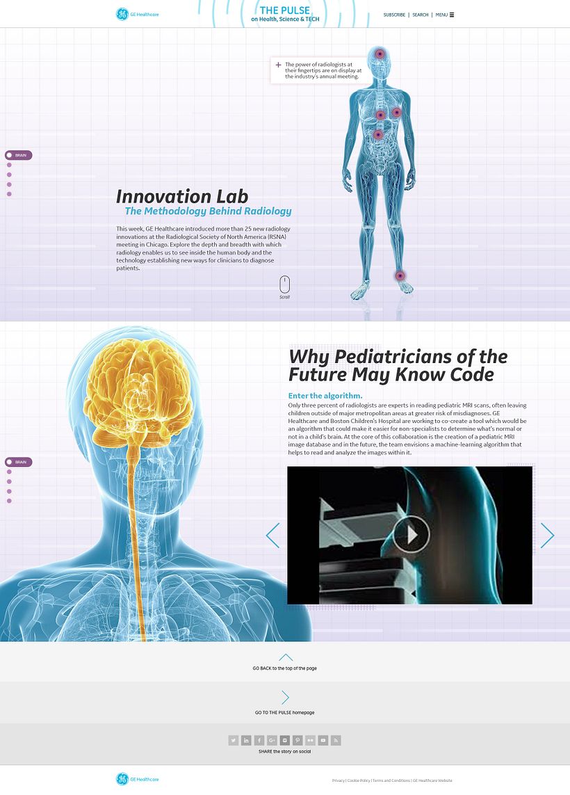 The Pulse RSNA :: Diseño Web 1