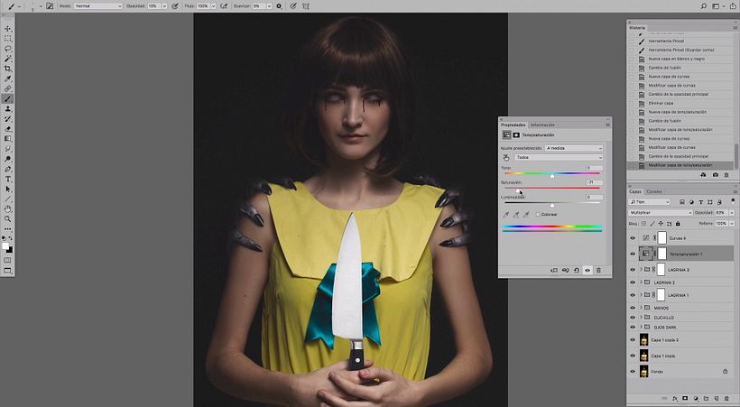 Mi Proyecto del curso: Creación de personajes con Photoshop 8