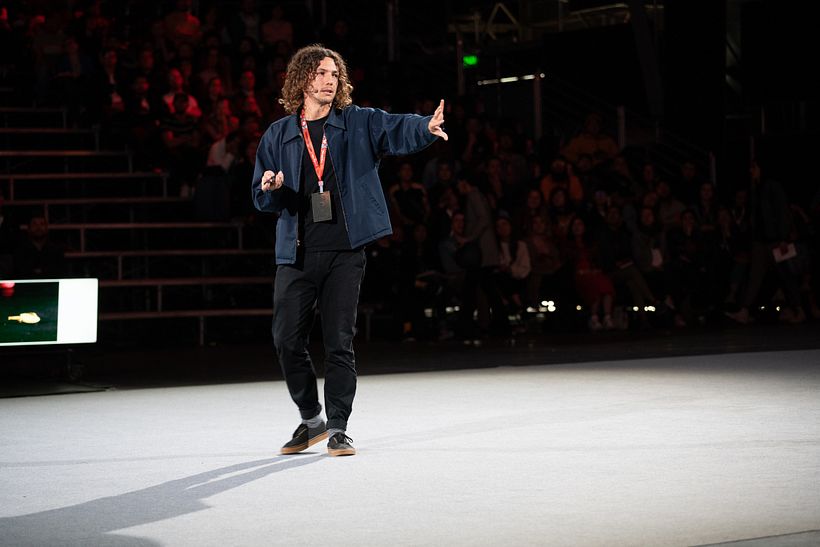 Santiago Carrasquilla en su conferencia