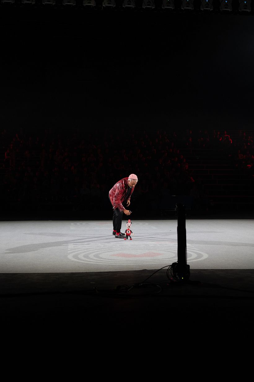 Gary Baseman durante su conferencia