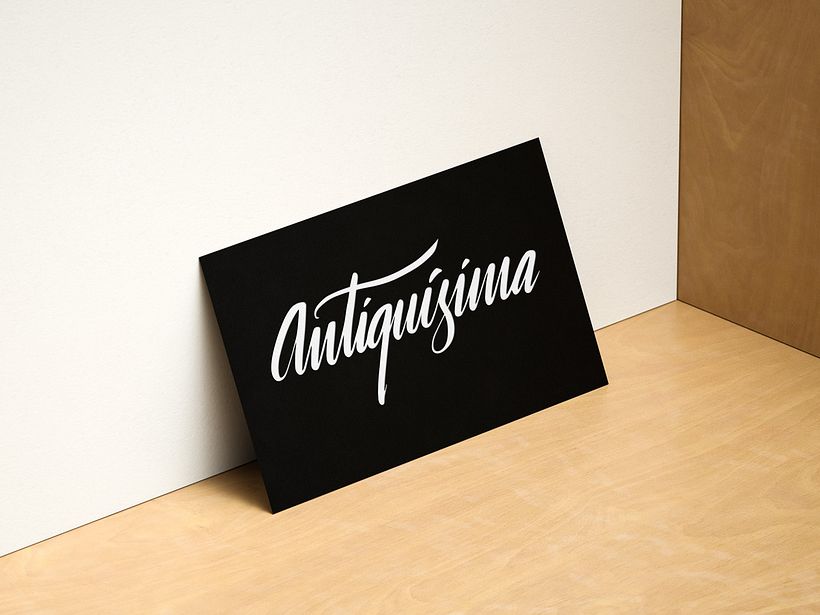 Antiquísima :: Branding :: Lettering 1