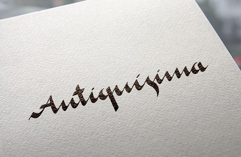 Antiquísima :: Branding :: Lettering 2