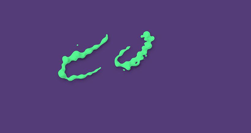 In the end, I came up with the idea of adding my own effect, as if the word "YES" were being expanded.
