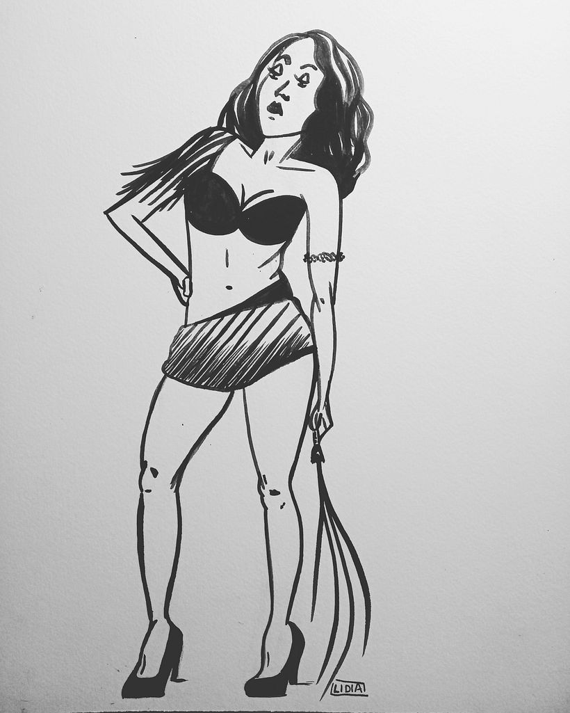 Hecho con pincel y con tinta
