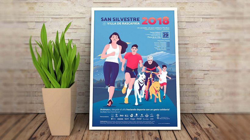 Cartel San Silvestre 2018 Villa de Rascafría 0