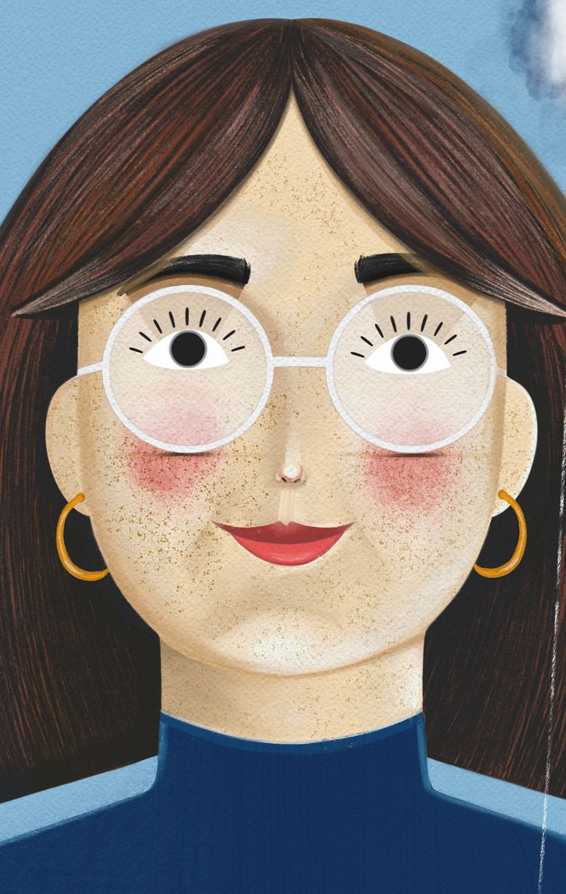 Aquí podéis ver un detalle de la cara con texturas.
