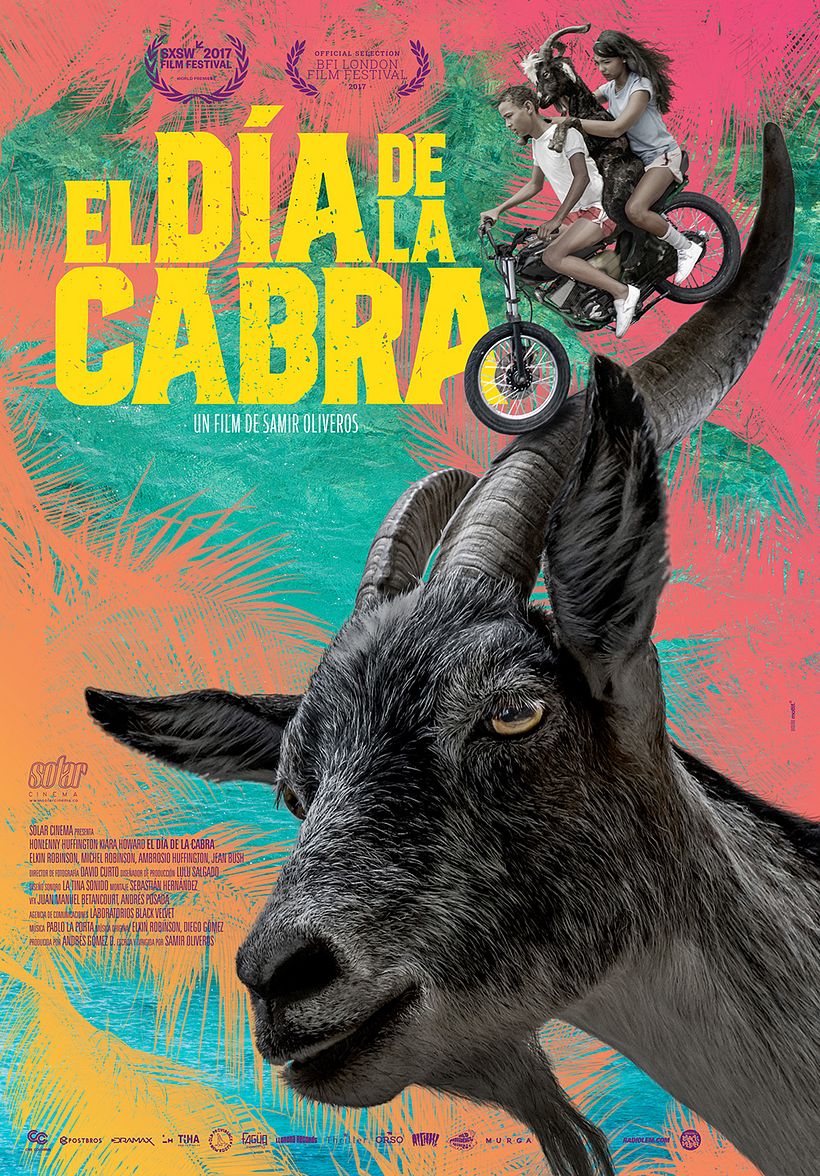 Póster de la película "Bad Lucky Goat" ala "El día de la cabra"