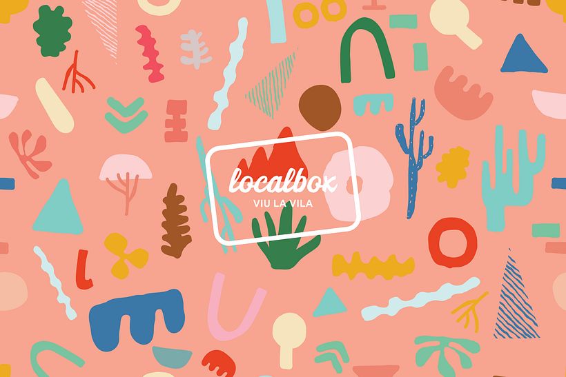 Localbox · Tarjeta regalo pequeño comercio · Branding, Packaging y Pattern Design 2