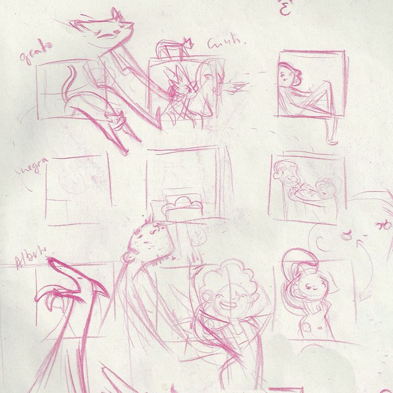 First ideas and sketches. // Primeros ideas y bocetos.