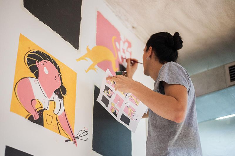 MURAL |  La Cocina de mi Vecina – Madrid 12