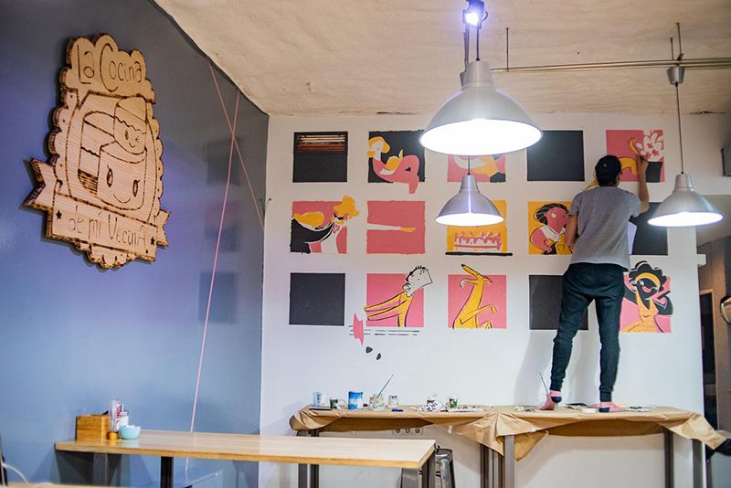 MURAL |  La Cocina de mi Vecina – Madrid 13