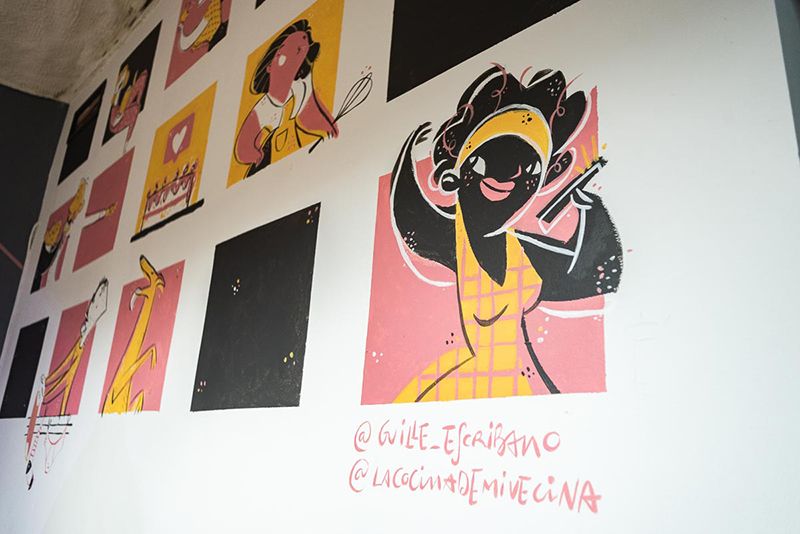 MURAL |  La Cocina de mi Vecina – Madrid 15