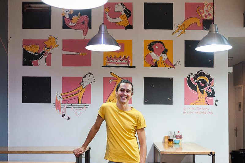 Mural terminado. // Mural terminado.