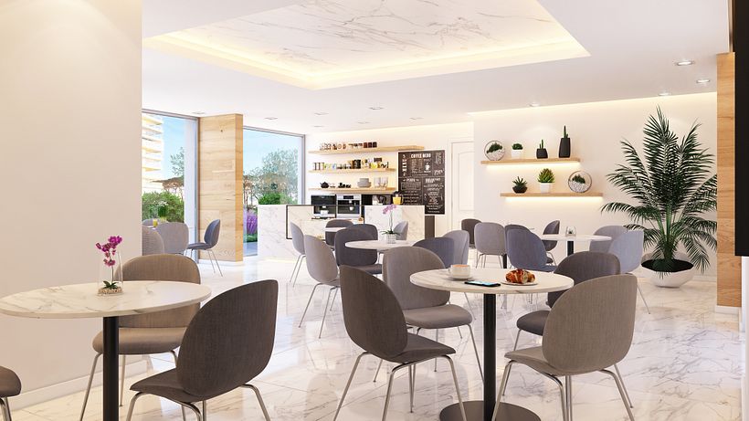 Cafetería en Hotel 1