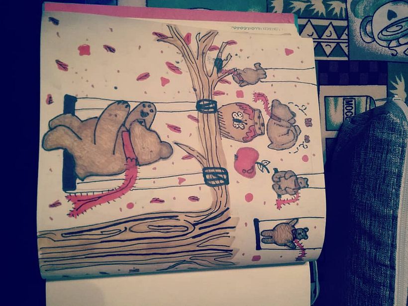 Día 9 inktober  Columpio 