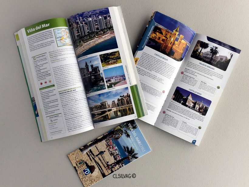 Folletos y guías turísticas de la ciudad de Viña del Mar - Origen: Municipalidad y Copec S.A.