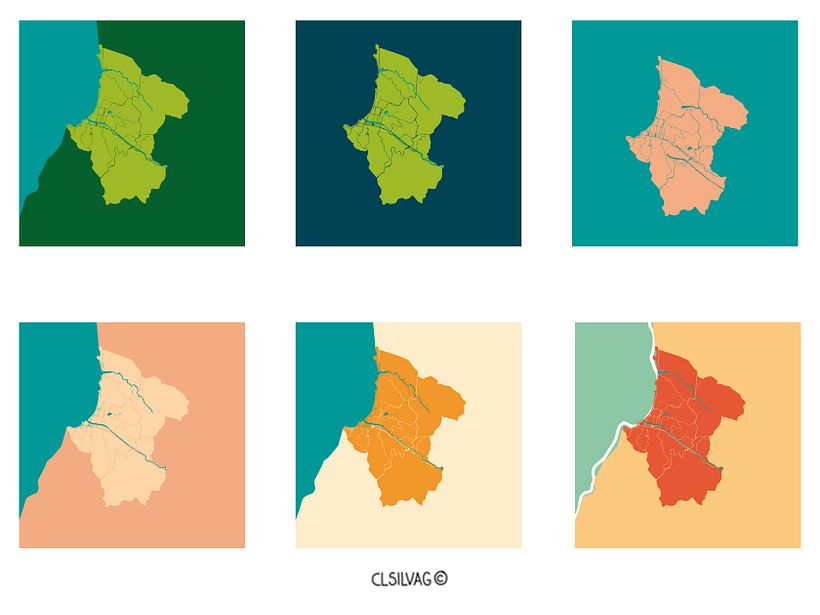 Pruebas de Color en Contenido, Continente y océano Pacífico