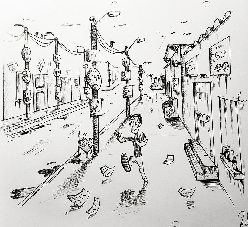 Día 10: Estampado  #inktober #inktoberdomestika 